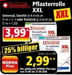 Norma Sensomed Pflasterrolle XXL Angebot