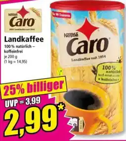 Norma Nestle Caro Landkaffee Angebot
