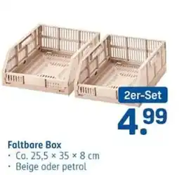 Rossmann Faltbare Box Angebot