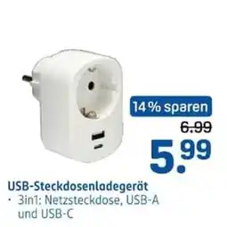 Rossmann USB-Steckdosenladegerät Angebot