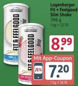 Rossmann Layenberger Fit + Feelgood Slim Shake Angebot