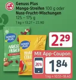 Rossmann Genuss Plus Mango-Streifen Angebot