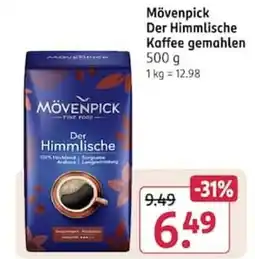 Rossmann Mövenpick Der Himmlische Kaffee gemahlen Angebot