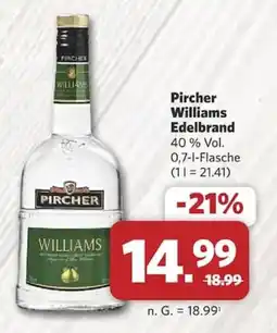 Combi Pircher Williams Edelbrand Angebot