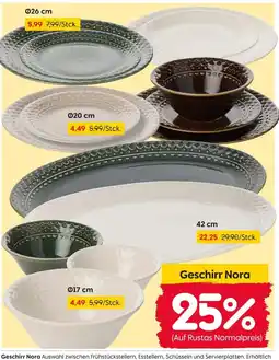 Rusta Geschirr Nora Angebot