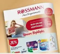 Rossmann Lenor Waschmittel Angebot