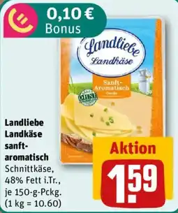 nahkauf Landliebe Landkäse sanft-aromatisch Schnittkäse Angebot