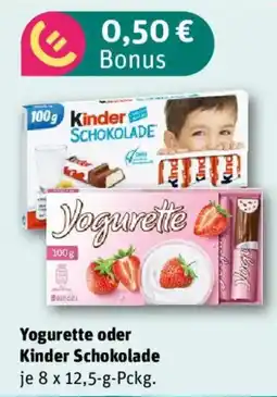 nahkauf Yogurette oder Kinder Schokolade Angebot