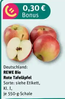nahkauf REWE Bio Rote Tafeläpfel Angebot