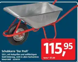 Bauhaus Schubkarre 'Der Profi' Angebot