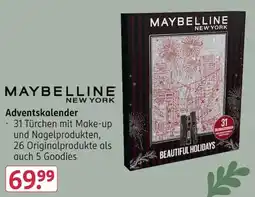 Rossmann MAYBELLINE NEW YORK Adventskalender Angebot