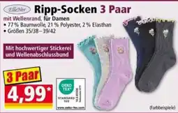 Norma Ripp-Socken 3 Paar Angebot