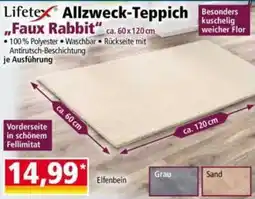 Norma Lifetex Allzweck-Teppich "Faux Rabbit" Angebot