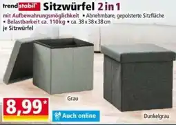 Norma trendstabil Sitzwürfel 2in1 Angebot