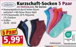 Norma Kurzschafft-Socken 5 Paar Angebot