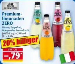 Norma San Benedetto Premium-limonaden ZERO Angebot
