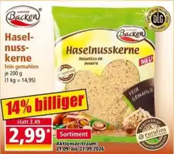 Norma Backen Haselnusskerne Angebot