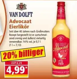 Norma VAN DOLFT Advocaat Eierlikör Angebot
