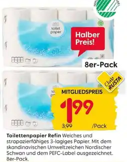 Rusta Toilettenpapier Refin Angebot