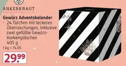 Rossmann ANKERKRAUT Gewürz Adventskalender Angebot