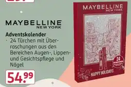 Rossmann MAYBELLINE NEW YORK Adventskalender Angebot