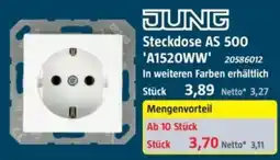 Bauhaus JUNG Steckdose AS 500 Angebot