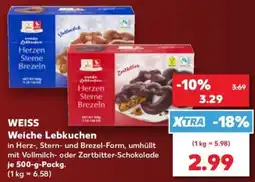 Kaufland WEISS Weiche Lebkuchen Angebot