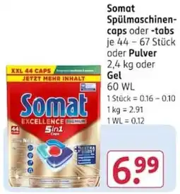 Rossmann Somat Spülmachinecaps Angebot