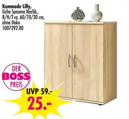 Möbel Boss Kommode Lilly, Eiche Sonoma Nachb. Angebot