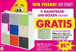 Möbel Boss Regal Max, Eiche Sonoma Angebot