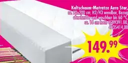 Möbel Boss Kaltschaum-Matratze Aero Star Angebot