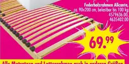 Möbel Boss Federholzrahmen Alicante Angebot