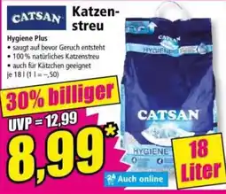Norma CATSAN Katzenstreu Angebot