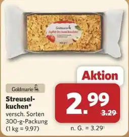 Combi Goldmarie Streuselkuchen Angebot