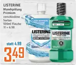 Klaas und Kock Listerine Mundspülung Premium Angebot