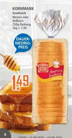 Klaas und Kock KORNMARK Sandwich Angebot