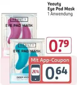 Rossmann Yeauty Eye Pad Mask Angebot