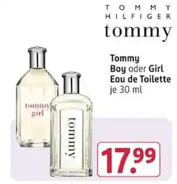 Rossmann Tommy Boy oder Girl Eau de Toilette Angebot