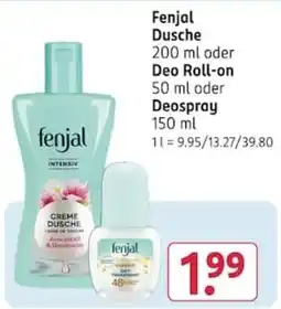 Rossmann Fenjal Dusche Angebot