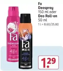 Rossmann Fa Deospray Angebot