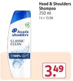 Rossmann Head & Shoulders Shampoo Classic Clean Angebot