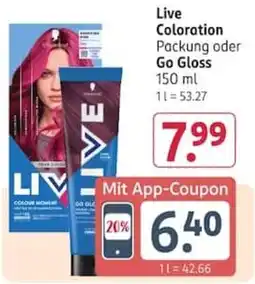 Rossmann Live Colouration Angebot