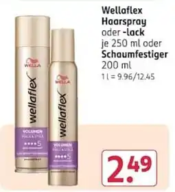 Rossmann Wella Wellaflex Haarspray oder -lack Angebot