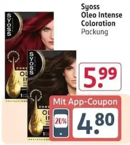 Rossmann Syoss Oleo Intense Coloration Packung Angebot