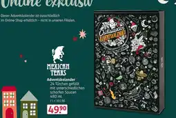 Rossmann Mexican Tears Chilisauce Adventskalender Angebot