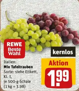 nahkauf REWE Beste Wahl Mix Tafeltrauben Angebot