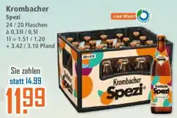 Klaas und Kock Krombacher Spezi Angebot