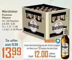 Klaas und Kock Warsteiner Premium Pilsener Angebot