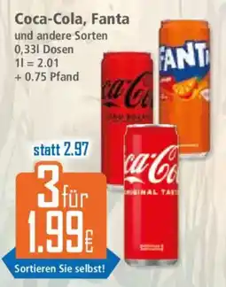 Klaas und Kock Coca-Cola, Fanta und andere Sorten Angebot