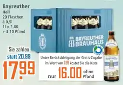 Klaas und Kock Bayreuther Hell Angebot